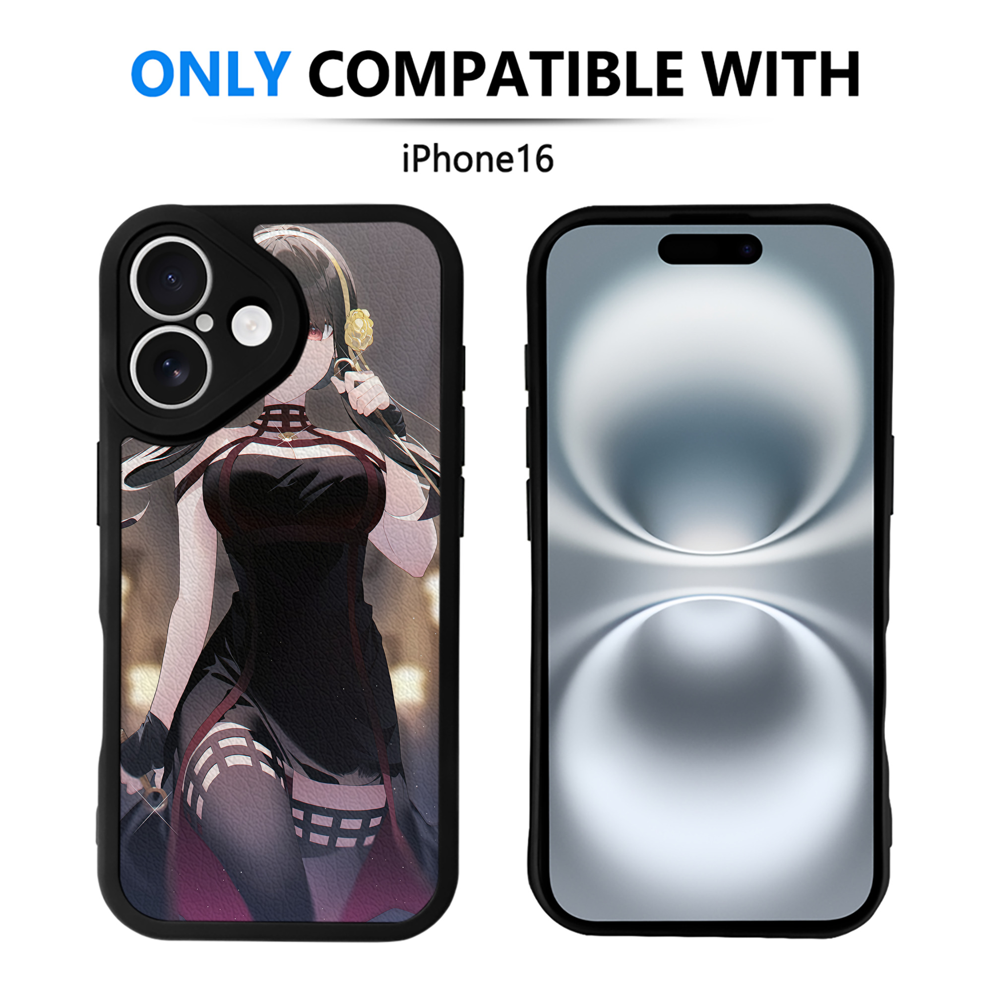 （画像用） SPY×FAMILY间谍家家酒 【iPhone 16シリーズ対応】シリコンスマホケース（レザー調） 材質：シリコン